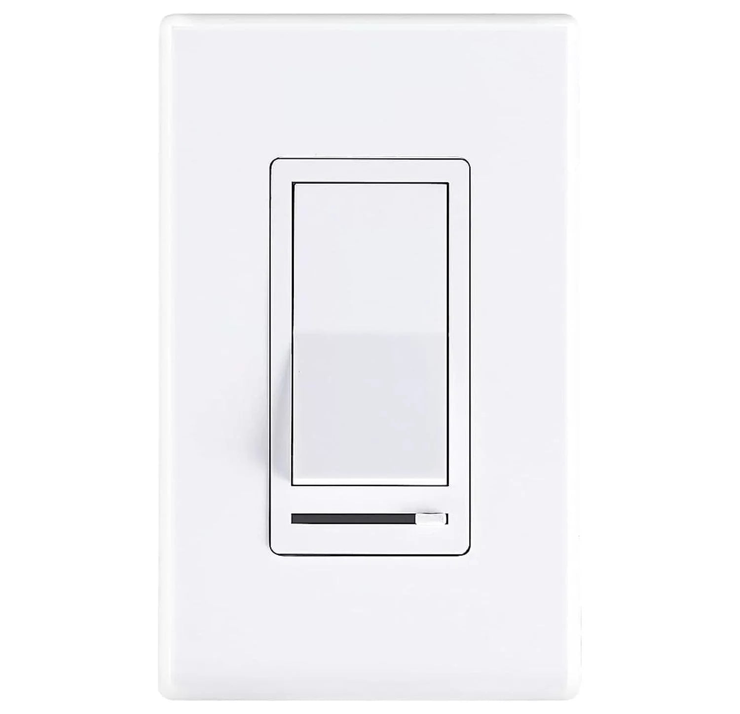 Cloudy Bay in Wall Dimmer Switch for  Light//Incandescent,3-Way Single Pole Dimmable Slide,600 Watt max,Cover Plate Included