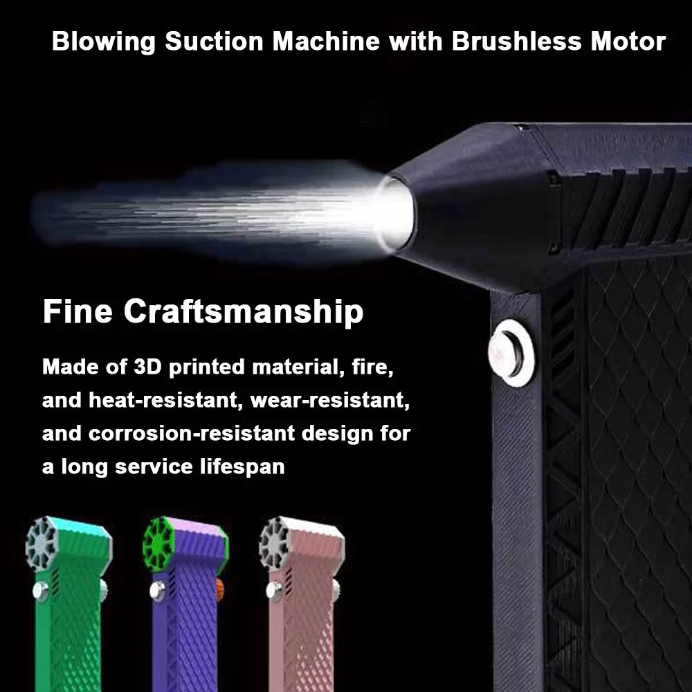 Htovila Jet Fan,Compressed Air Fan 110 Air Tool Blower Compressed Motor Fan 000rpm Turbofan HandheldBlower 110 000rpm Turbofan 180w Pristin Fan 180w Nebublu Owsoo Tool Type-c Blower