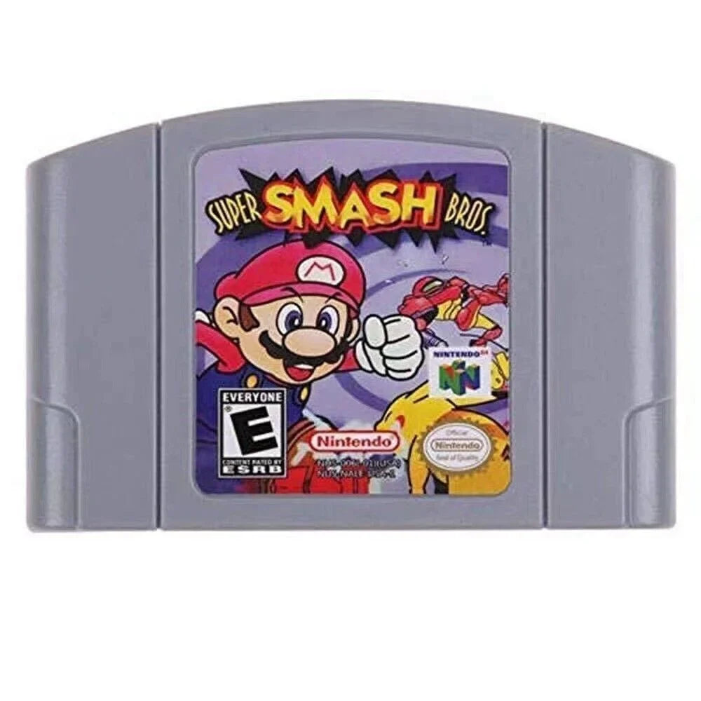 Mario Kart 64 Smash Bros Party 1 2 3 GoldenEye 007 Video Game For Nintendo