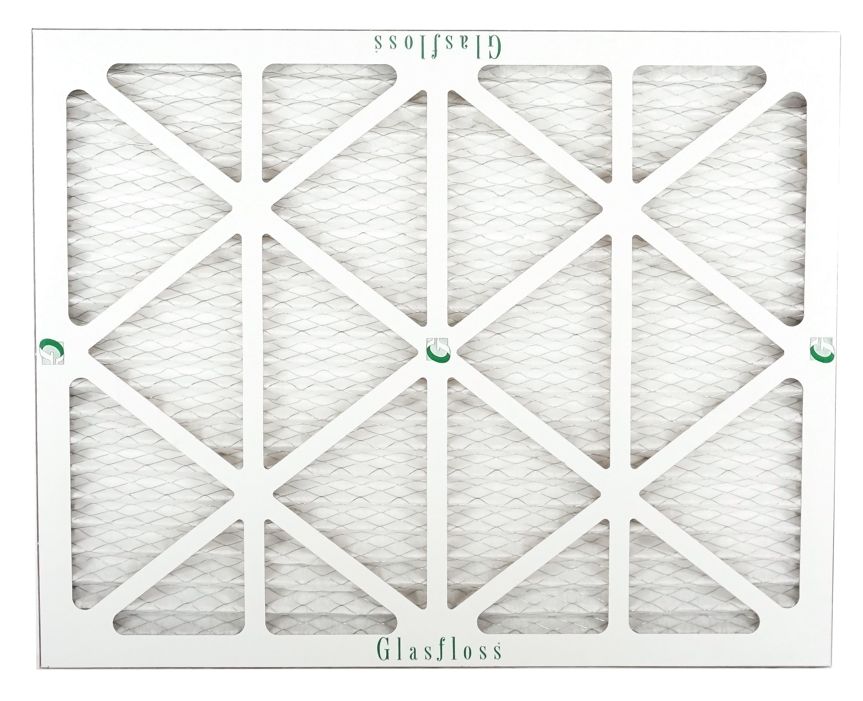 Glasfloss 16x20x1 -  10 -Qty:6 - Furnace Air Filter - Made in  (Actual Size: 15.5 x 19.5x7/8 inch)