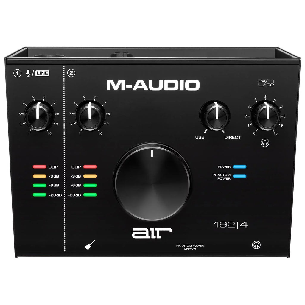 '-Audio  192 | 4 2-In/2-Out 24/192  Audio Interface with Microphone & Numark Headphones Package