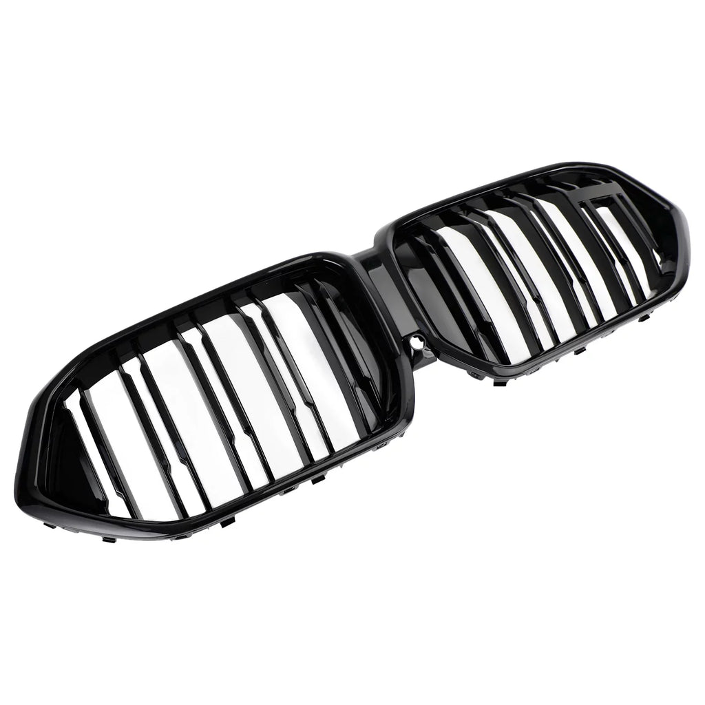 Front Bumper Grille Grill Fit for    M50i 2020-2022 /Camera Hole Black