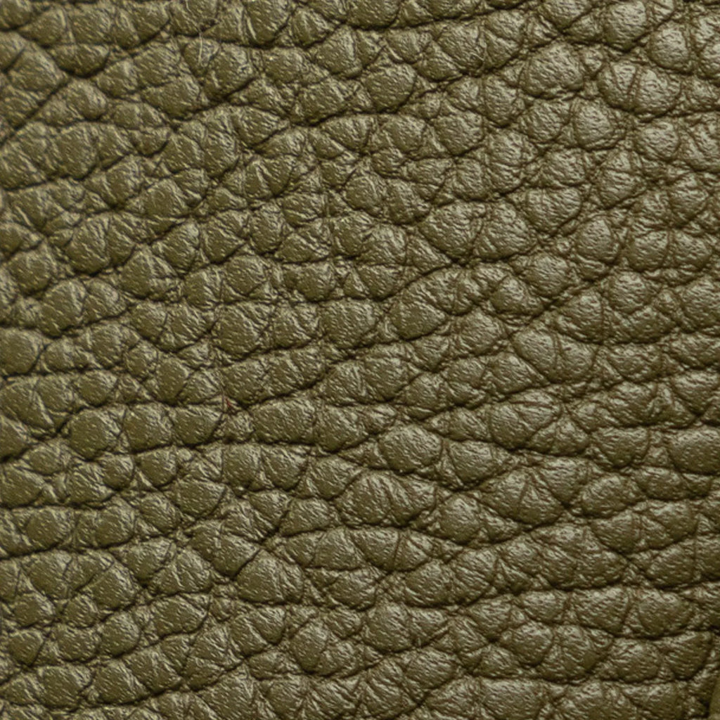 Pre-Owned Authenticated Celine Teen Bucket 16 Calf Leather Green Bucket Bag DrawstringBag Unisex (Good)