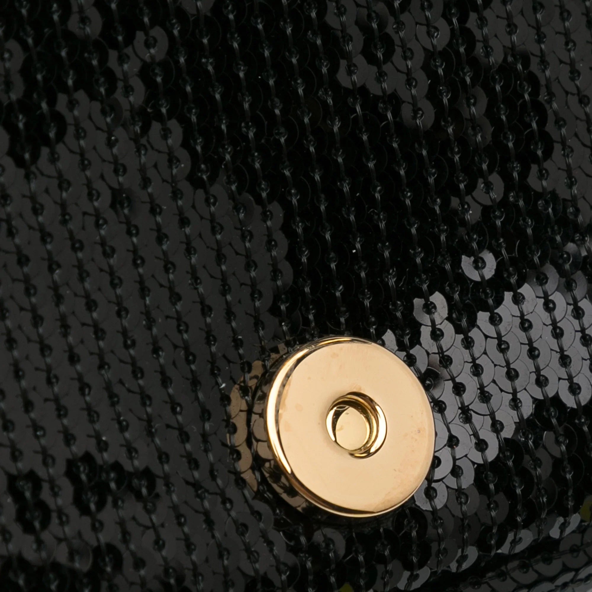 Pre-Owned Authenticated Burberry Small Sequin Lola Bag Calf Leather Black Crossbody Bag Unisex (Good)
