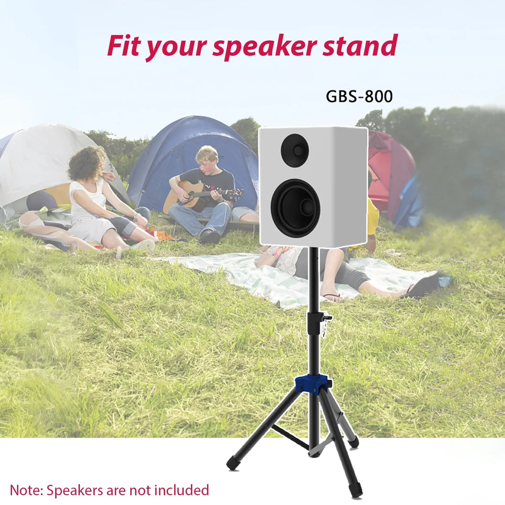Speaker Stand Studio Speaker Tripod Stand Heavy Duty Telescoping Height Adjustable Non-slip Three-point Triangle Base Bracket for Performance Surround Sound