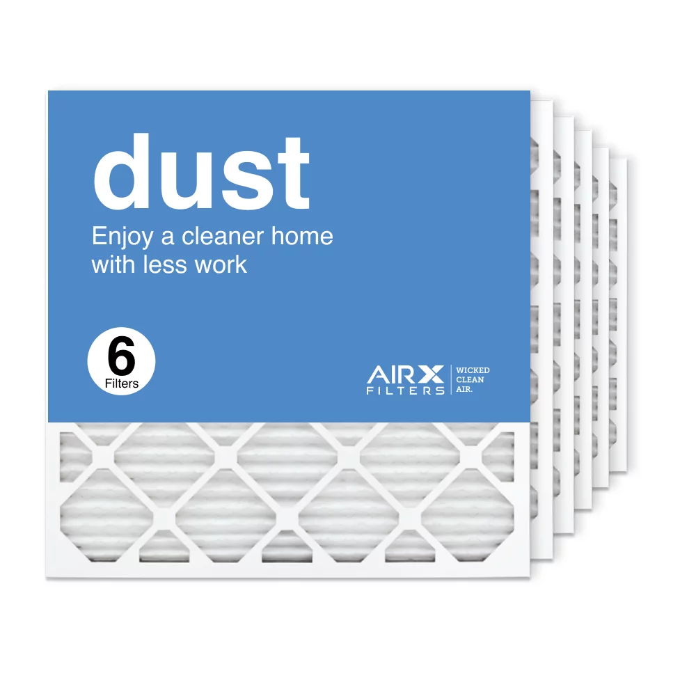 AIRx Filters Dust 24x24x1 Air Filter Replacement  8  Furnace Pleated Filter, 6-Pack