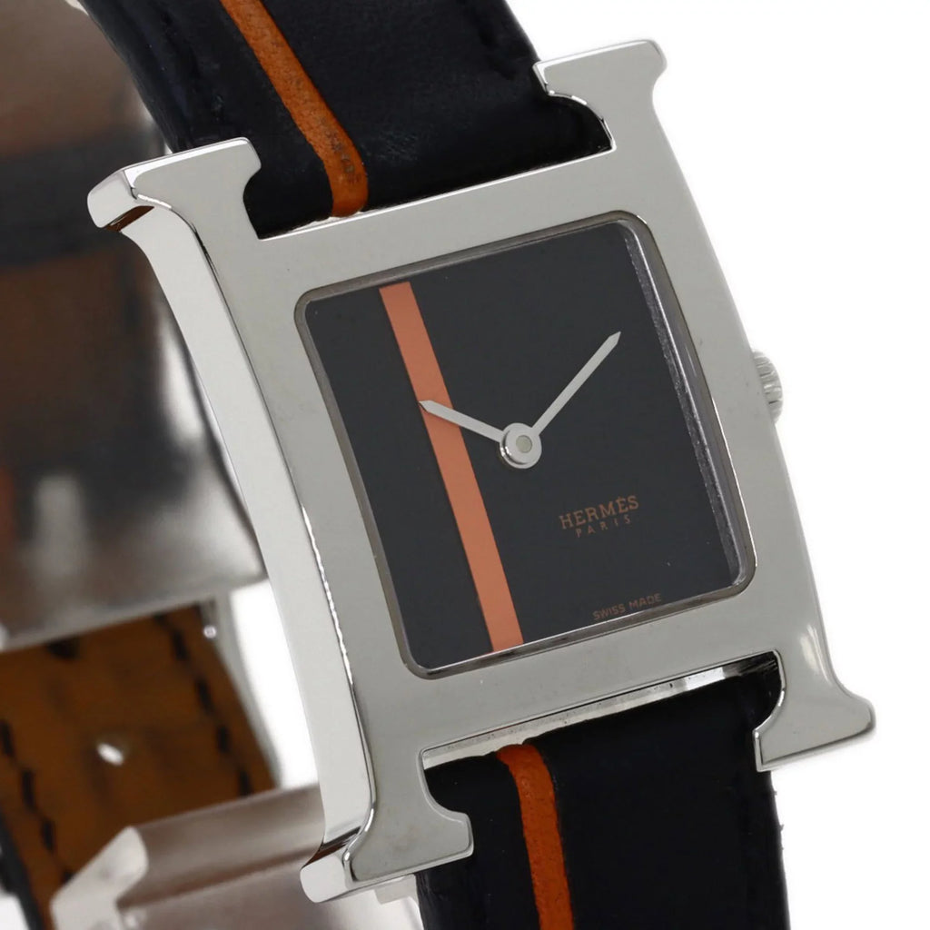 Pre-Owned Hermes .210  Watch Wristwatch Stainless Steel/Leather Women's  (Good)
