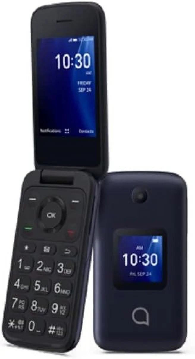 Restored Alcatel Go Flip 4 4056W 4GB (-Mobile only) Flip Phone - For Senior Easy Use (Refurbished)
