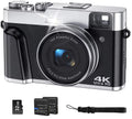 4K Digital Camera for Photography Autofocus 48MP 4K Camera for Vlogging YouTube 16X Digital Zoom Video Camera with 32GB  Card