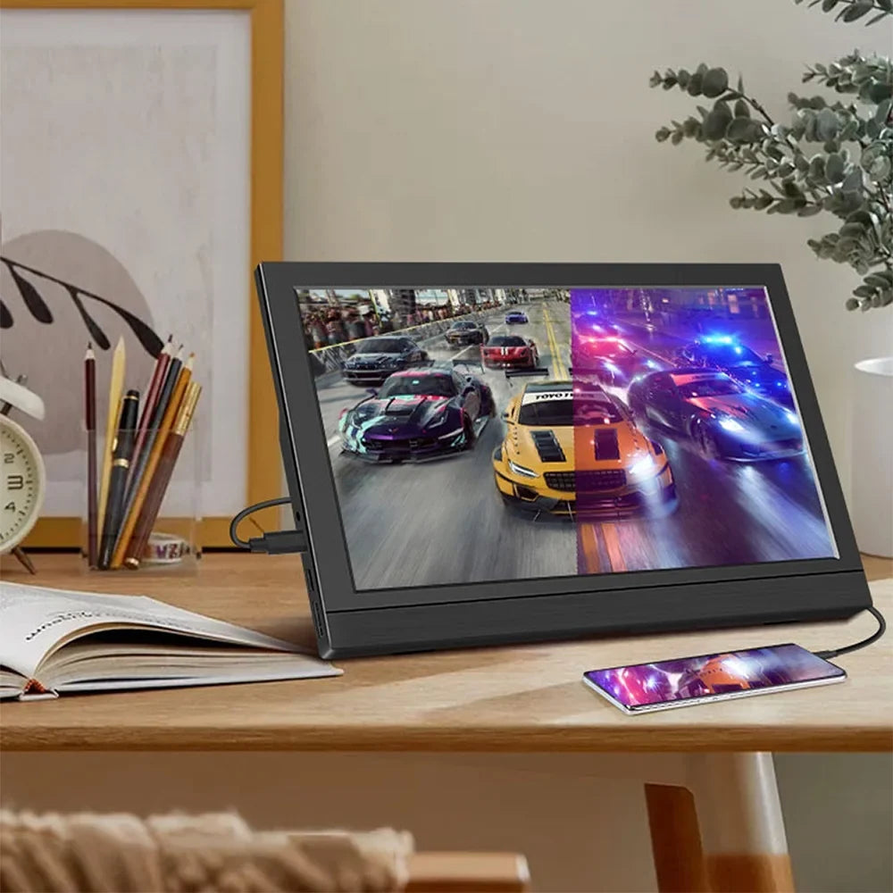 Protable Monitor 11.6 Inch 1366x768 60Hz TouchScreen Compture Monitor For  Gamer   Stick Switch Raspberry  Display