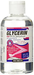 5 Pack - Humco Glycerin Skin Protectant  99.5% 6oz Each
