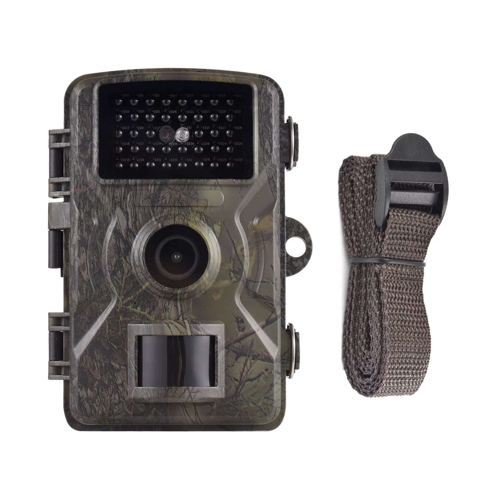 Eccomum 1080P Trail Camera 16MP Wildlife Camera Tracking Camera with 2.0 Inch  Color Screen 0.8s Trigger Time Supports Infrared Night Vision Motion Activated  Waterproof
