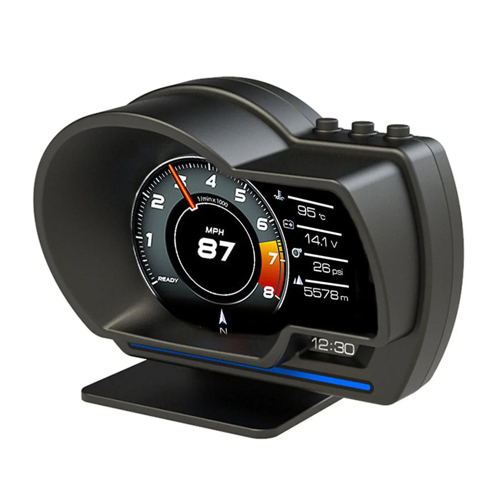 Car  Display, OBDⅡ+ Smart Gauge High Definition Speedometer Car Diagnostic Tool  Fault Code Elimination Safe Driving Computer Overspeed Fault Alarm for All Vehicles