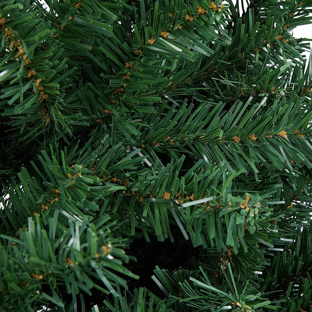 Artificial Christmas Tree Kingswood Fir Pencil Tree Includes Foldable Stand Holiday Decoration Slim Tree, 7.5Ft Green