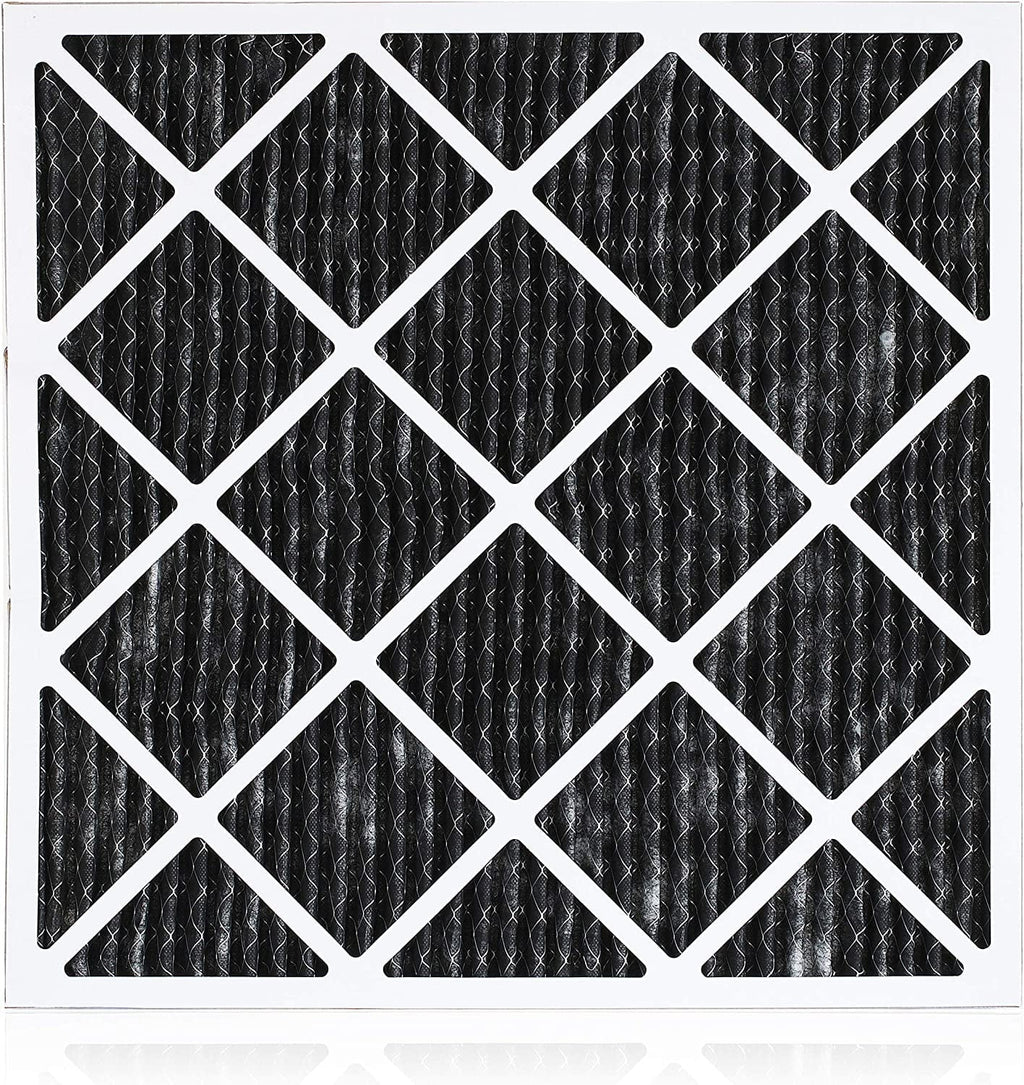 Filterbuy 10x10x1  8 Odor Eliminator Pleated   Furnace Air Filters with Activated Carbon (6-Pack)