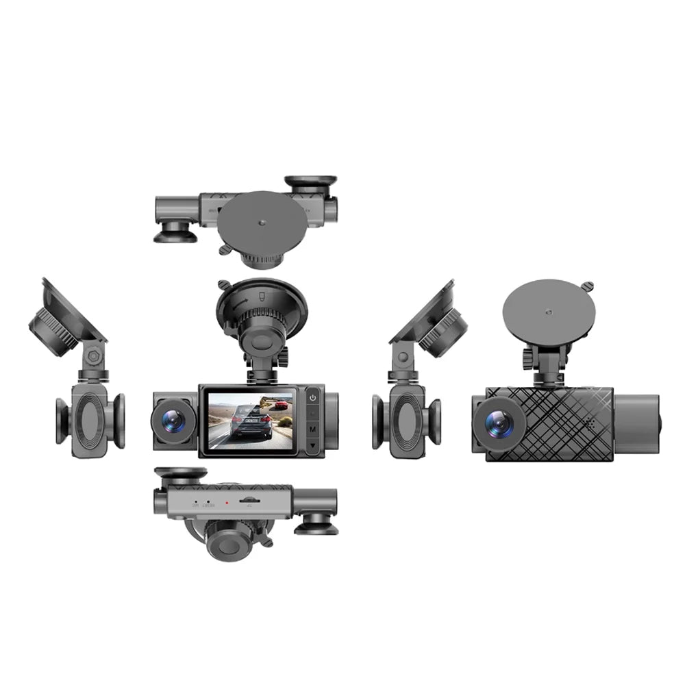 Apexeon Dash Camera, Clear Car Rearview Mirror, Car Video Recording Camcorder, Multi-Language Car Camera Recorder