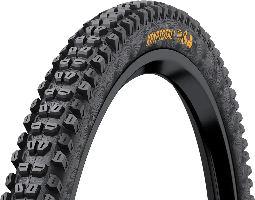 Kryptotal Rear Mountain Bike Tire - Tubeless, Folding, Black, Soft, Downhill Casing, , 27.5"  2.4 Or 29"  2.4