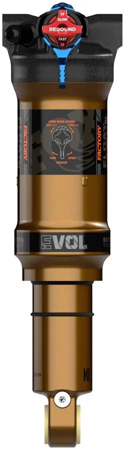 Float  Factory Rear Shock - Trunnion Metric, 165 x 40 mm,  , 3-Position Adj, Black/Kashima Coat