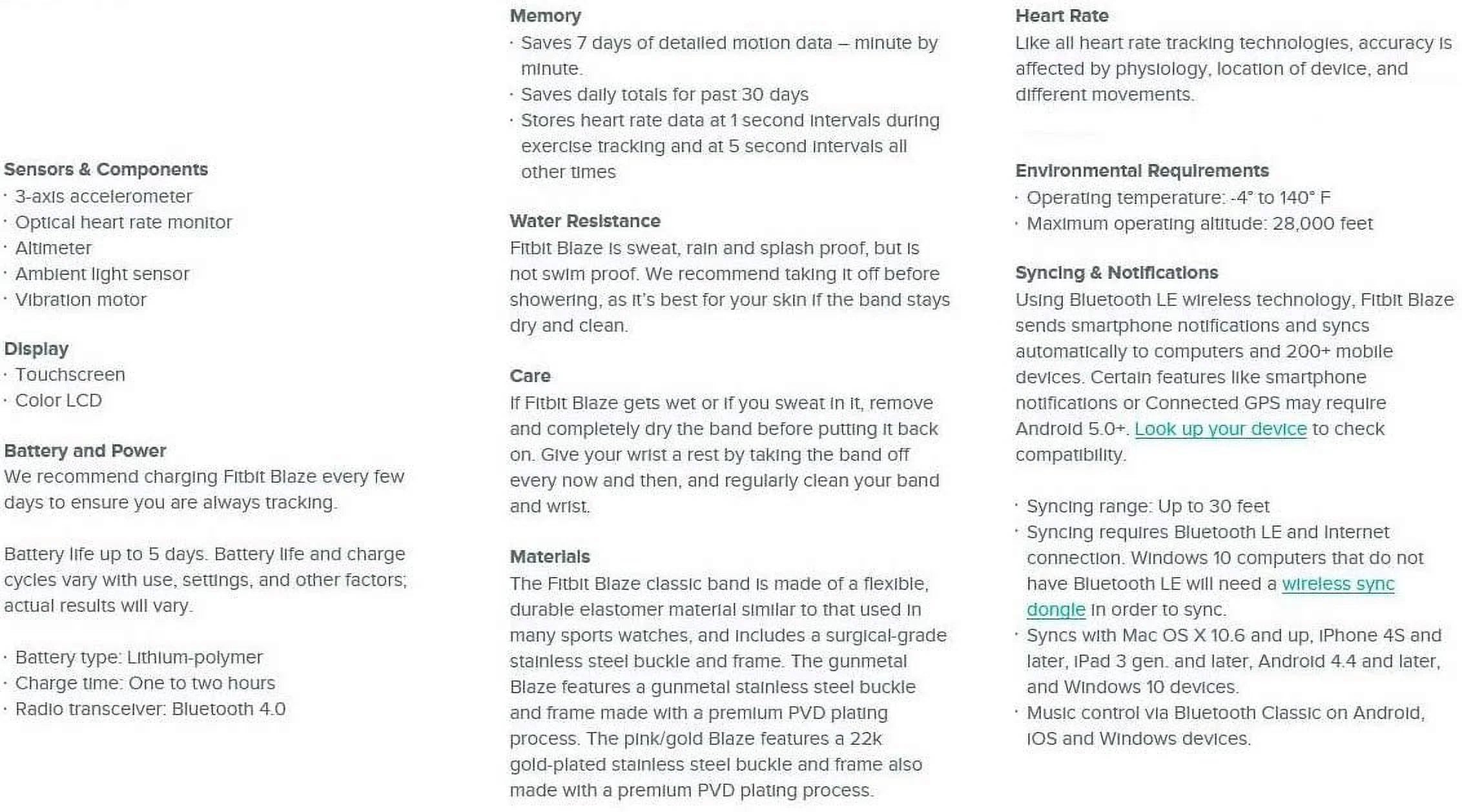 Fitbit Sleep/Activity Monitor Wristband
