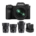 Fujifilm - 40 Megapixel Body with -80mm     with Lens Bundle