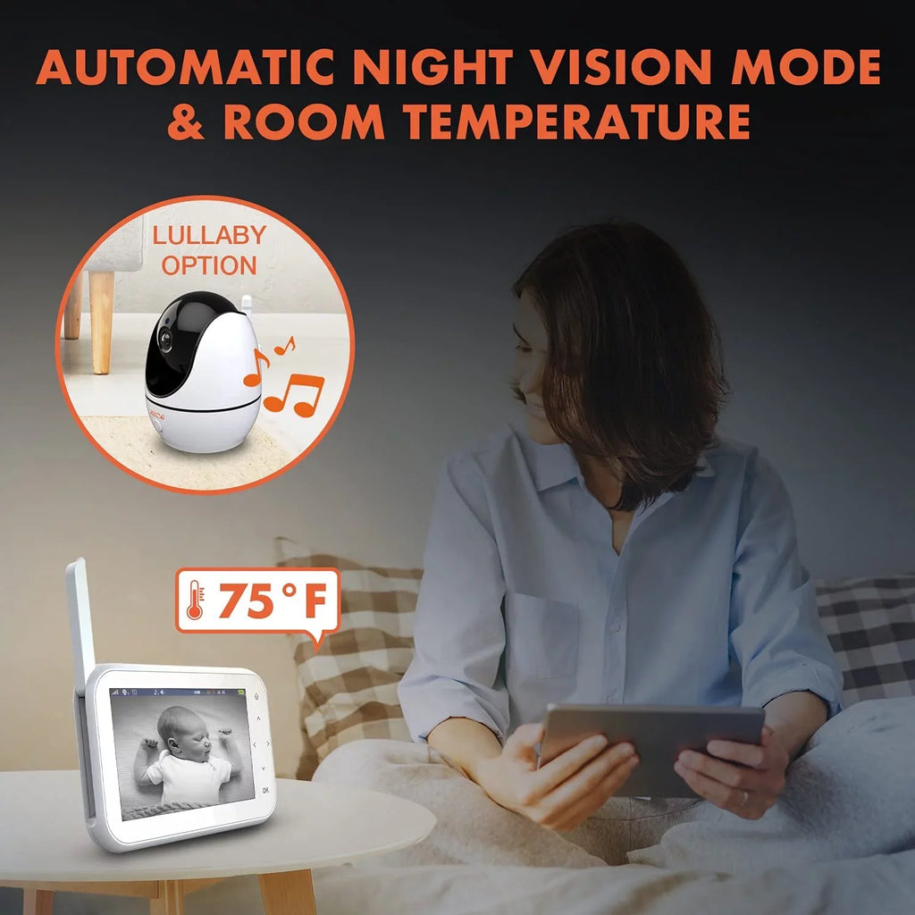 Rexing  Baby Monitor w/ Recording Capabilities 4.5"  Display