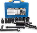 RUseeN 1:64 Torque Multiplier Wrench Set - 1 Inch Drive Heavy Duty Torque Multiplier Wrench - 3,688 ft/lbs (4800 /) Labor Saving Lug Nut Wrench Set - Includes 8pc Socket Set (24-38MM)