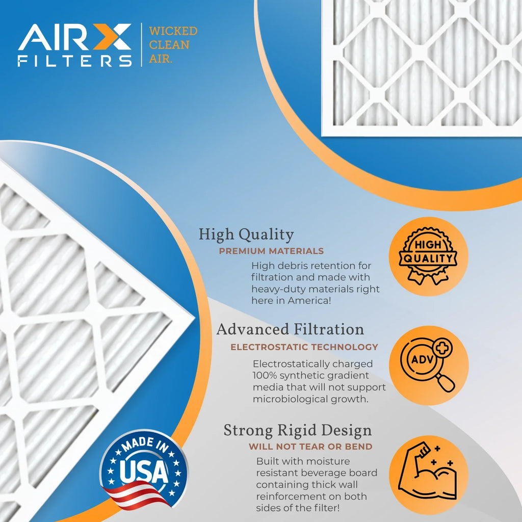 20x36x1 Air Filter  13 Comparable to  1500 - 2200 &  9 Electrostatic Pleated Air Conditioner Filter 6 Pack   Premium  Made 20x36x1 Furnace Filters by     .