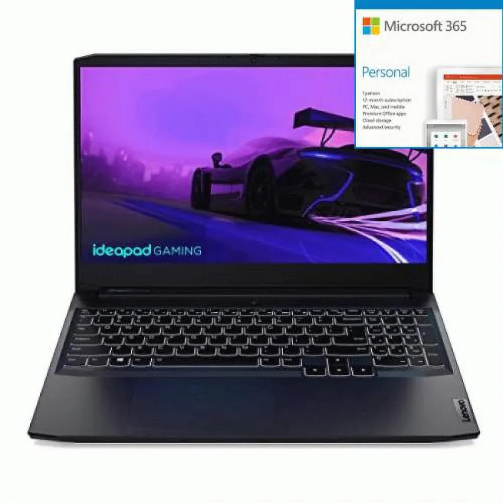 Lenovo IdeaPad Gaming 3 15ITH06 82K100LVUS 15.6" Gaming Note + Microsoft 365 Bundle