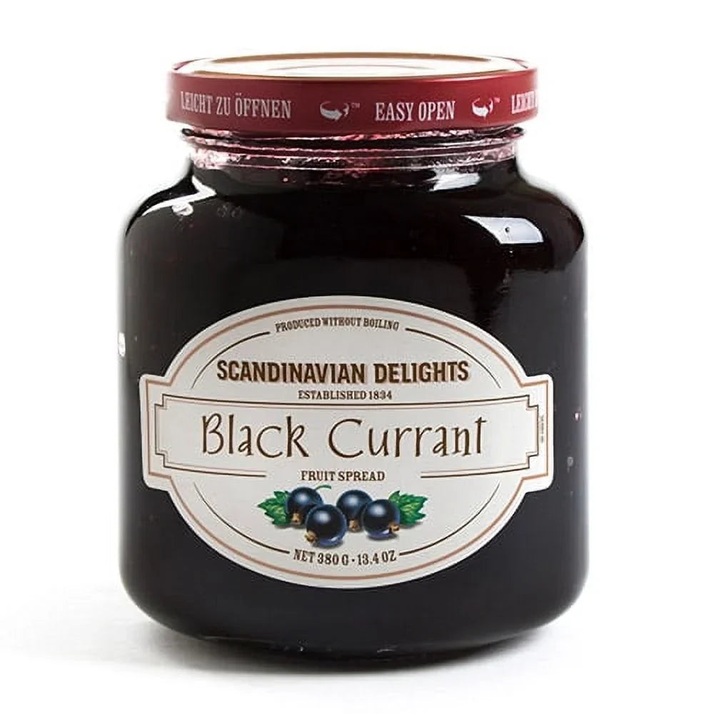 Scandinavian Delights Danish Fruit Spread - Black Currant (14 ounce)