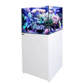 AquaDream 90 Gallon All-In-One Coral Reef Aquarium Tank with Ultra Clear Glass and Built in Sump All White