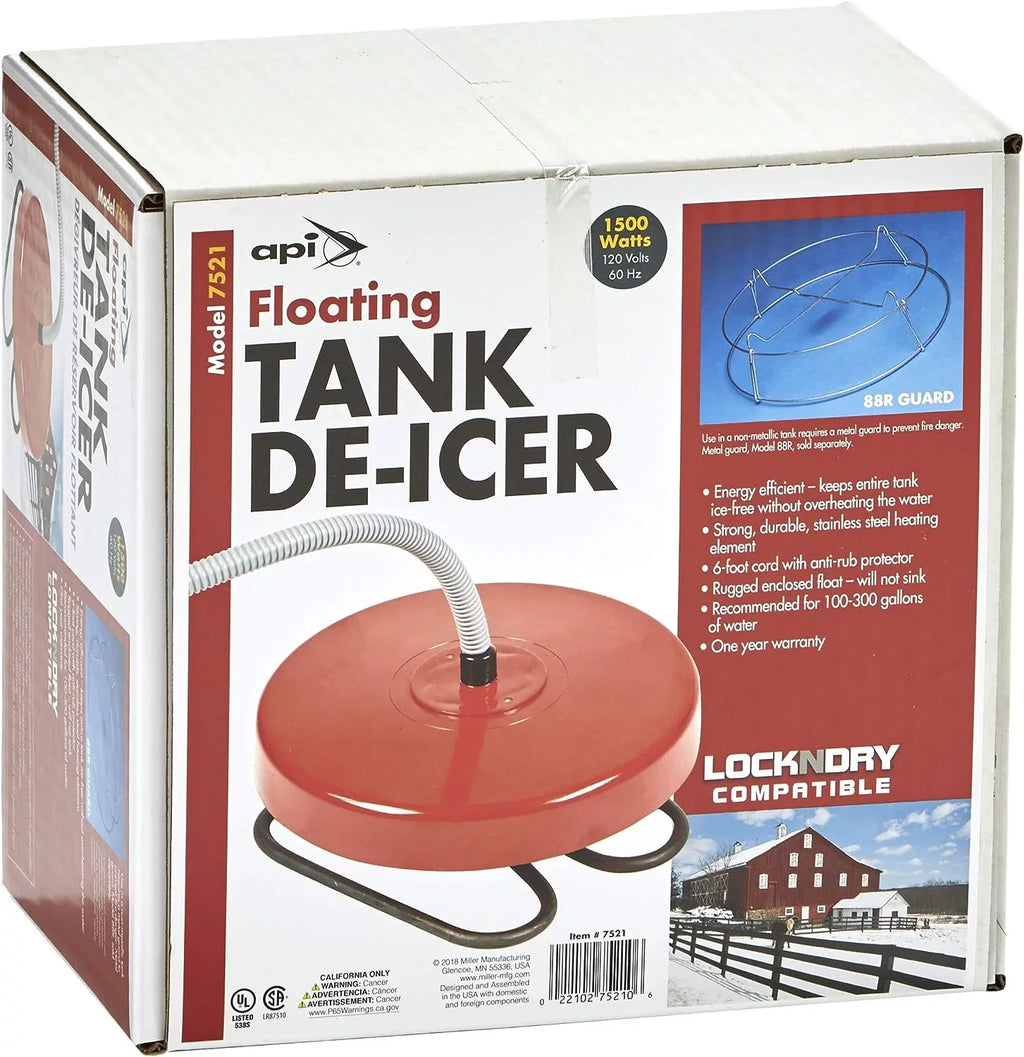 Floating Water Tank Deicer Floating De-Icer, 1500 Watt