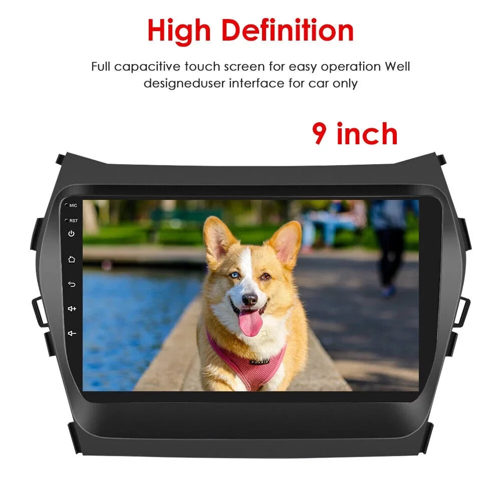 Android 11 Car  Navigation - Perfect Fit for Hyundai  Santa  2013-2018 - 2+32GB Storage