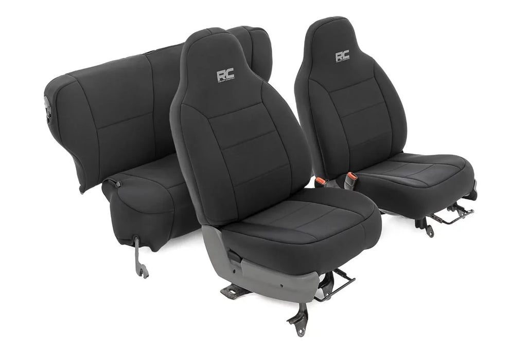 Rough Country Neoprene Seat Cover Set for 1984-1996 Jeep Cherokee  - 91021A