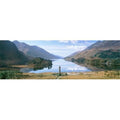 Panoramic Images  Scotland Highlands Loch Shiel Glenfinnan Monument Reflection of cloud in the lake Poster Print by Panoramic Images - 36 x 12