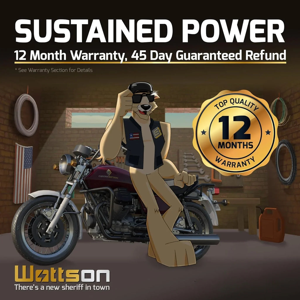 Rechargeable - Jet Ski Battery Replacement for  Wave Runner All  87-'09, Kawasaki, Polaris, & 's