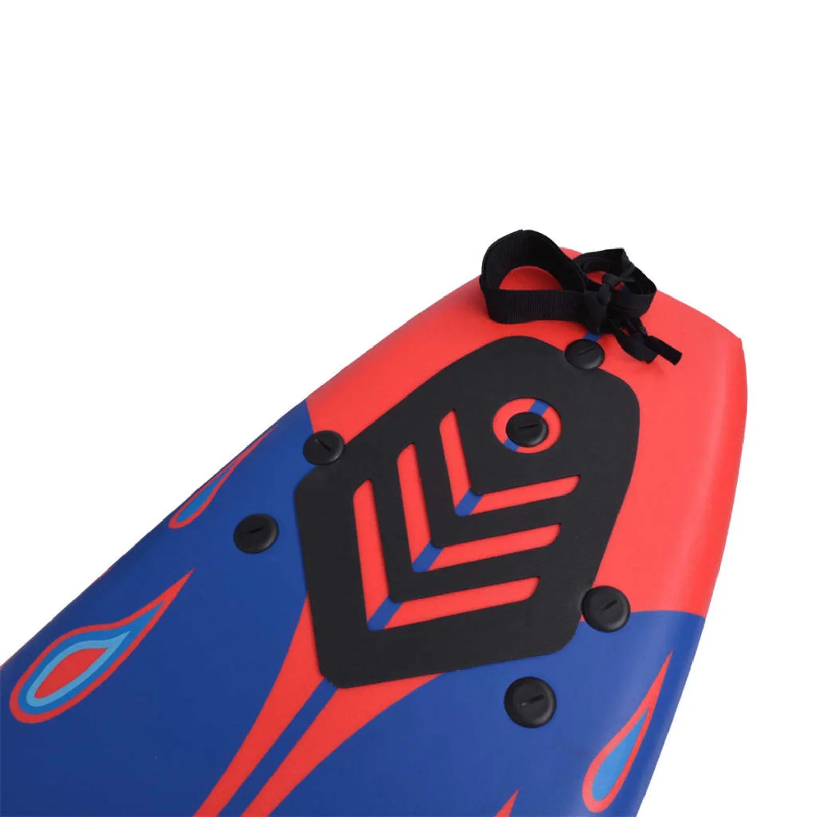 Walmeck Surfboard Blue and Red 66.9"