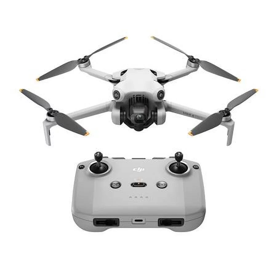 Mini 4 Pro Drone with - Controller, Bundle with Claw Lanyard Mounting System, Landing Pad and Strobe Light x 128GB  Cards