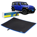 Goodyear Custom Fit Cargo Mat Liner for Jeep Wrangler 2019-2024 - Heavy Duty Trunk Liner, Dimond Shape, Luggage with Waterproof, Liquid & Dirt Trapping Technology - Anti-Slip Cargo Liner-