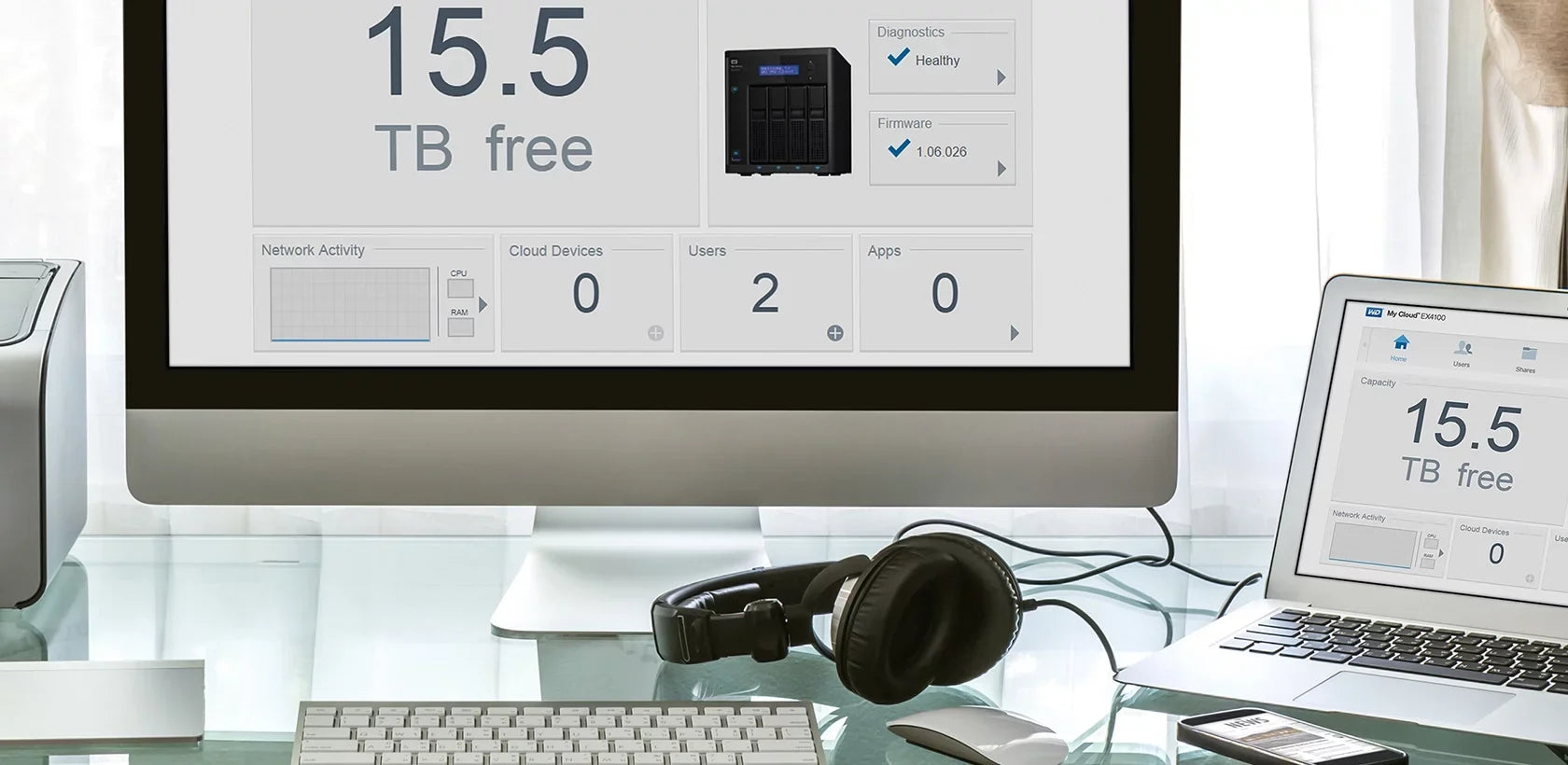 8TB My Cloud Expert Series  Ultra, 2-Bay Network Attached Storage - -