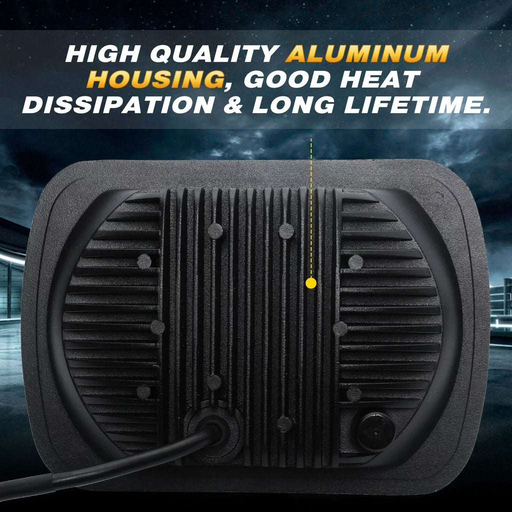 Pair 400W 7x6" 5x7"  Headlight Hi Lo Beam  For Chevrolet Jeep Cherokee
