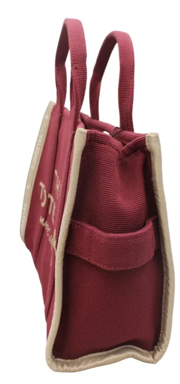 Marc Jacobs Women's The Leather Small Tote, One Size -610 (Merlot, Red)