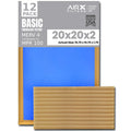 20x20x2 Air Filter Comparable to  100 Basic Economy Furnace Filters, 12 Pack of Non Pleated Fiberglass Filter For Dust - Low Airflow Restriction! From     .