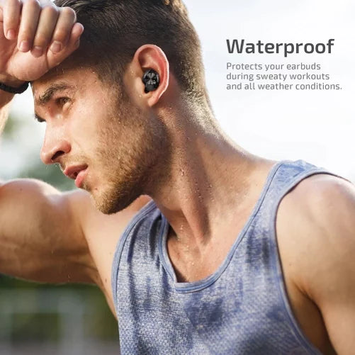 Wireless Earphones  True Stereo Earbuds Headphones w Mic Charging Case  for Samsung Galaxy    5G  5G  A10s A10e A03s A02s  - Sonim   - Sony Xperia 1