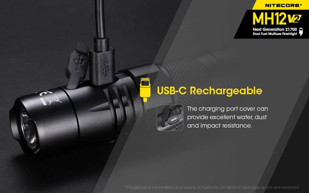 Nitecore    -   Flashlight -1200 Lumens -21700 Battery (Included)
