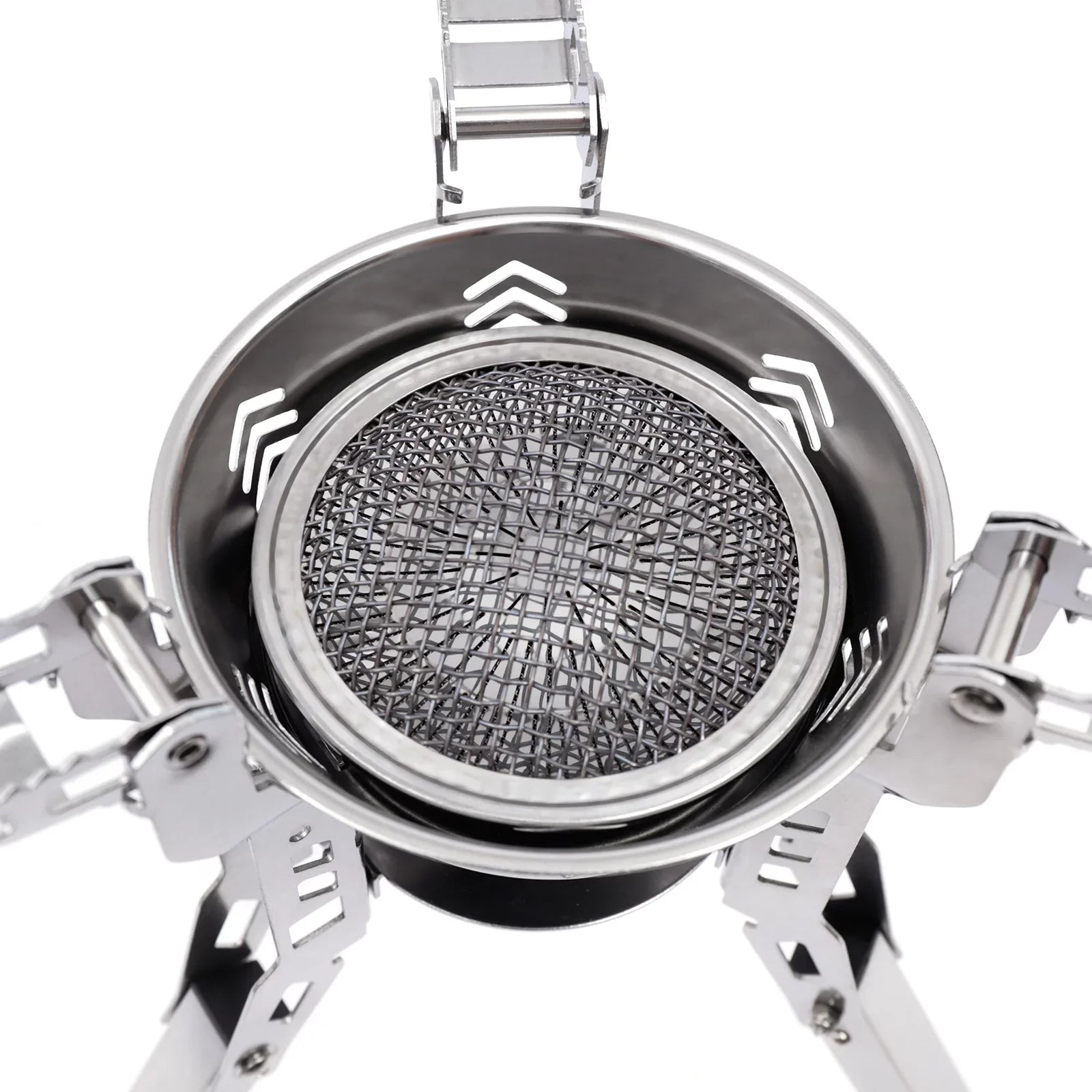 Miumaeov Portable Camping Stove Burner Small Backpack Stoves with Piezo Ignition for Outdoor Camping Hiking Cooking Barbecue Travel