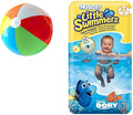 '-Small - Little Swimmers Disposable Swim Diapers, 7lb-18lb., 12-Count Bonus Inflatable Pool Ball 5 inch