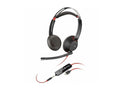 Poly Blackwire 5220 Stereo - Headset + 3.5mm Plug + -/ Adapter - Stereo -  Type , Mini-phone (3.5mm) - Wired - 32 Ohm - On-ear - Binaural - Ear-cup - 7.10 ft Cable - Omni-directional, ...