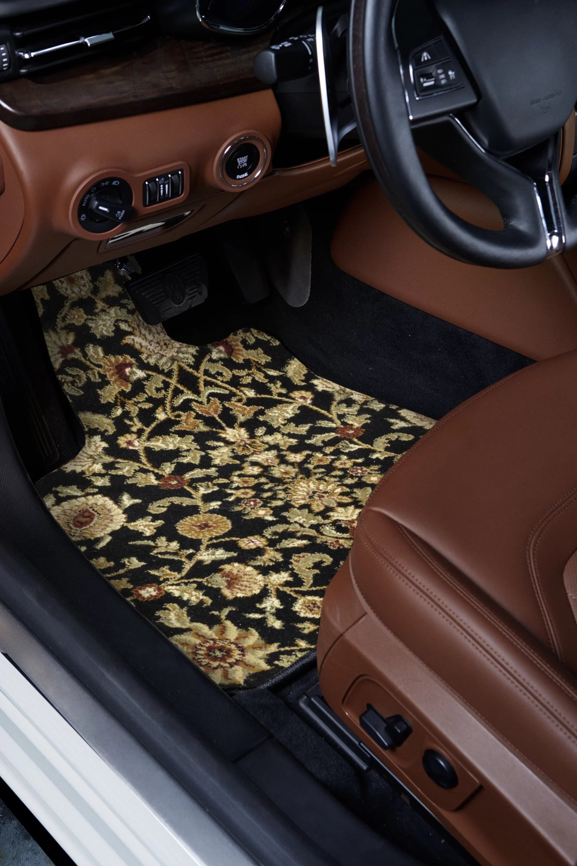 Honda Accord Black Oriental Car Mats, Custom Fit for 2018 - Small Trunk / Cargo Carpet Car Mat