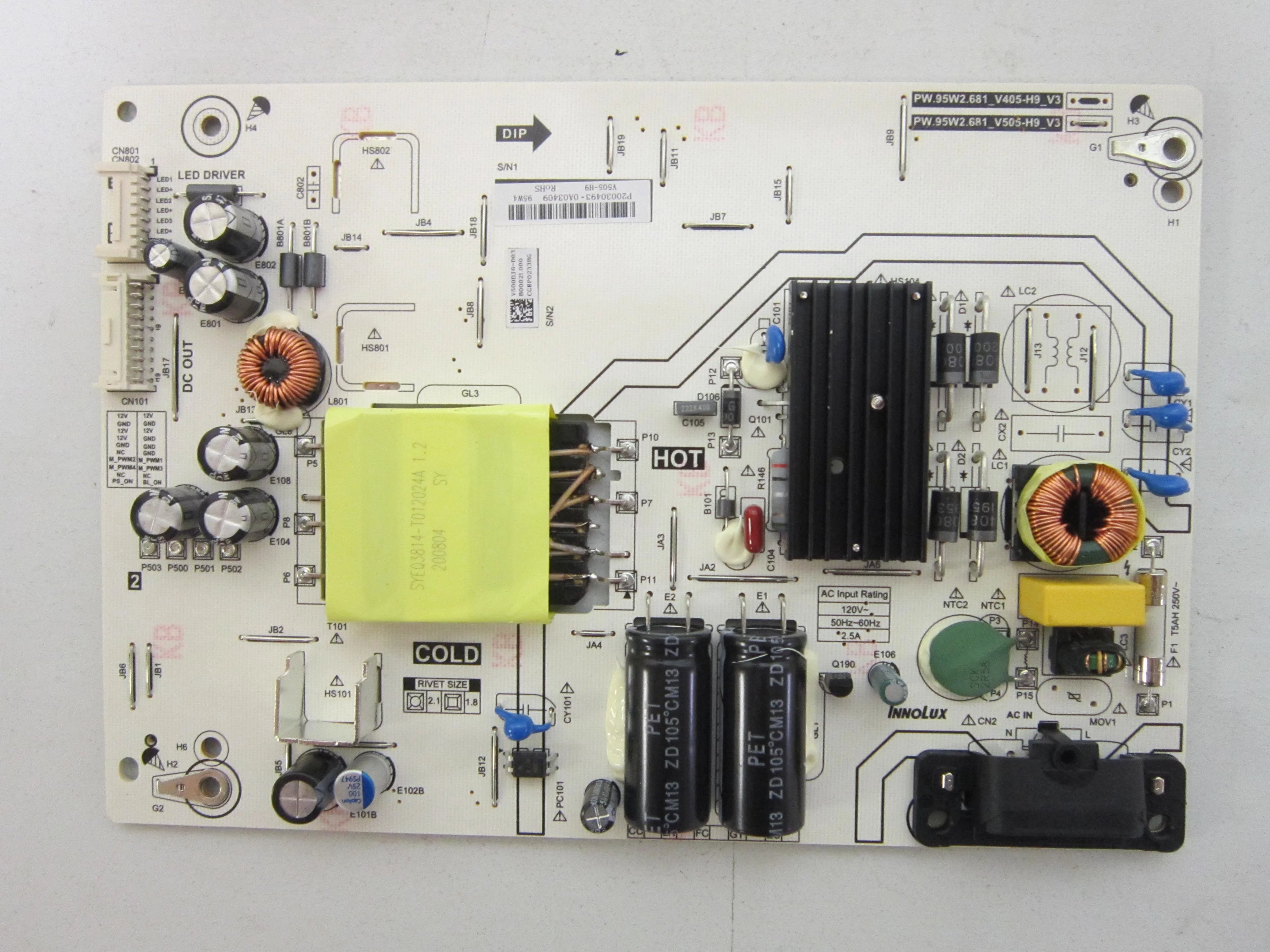 Vizio - Power Supply (.95W2.681, ) 6M04B0002L000