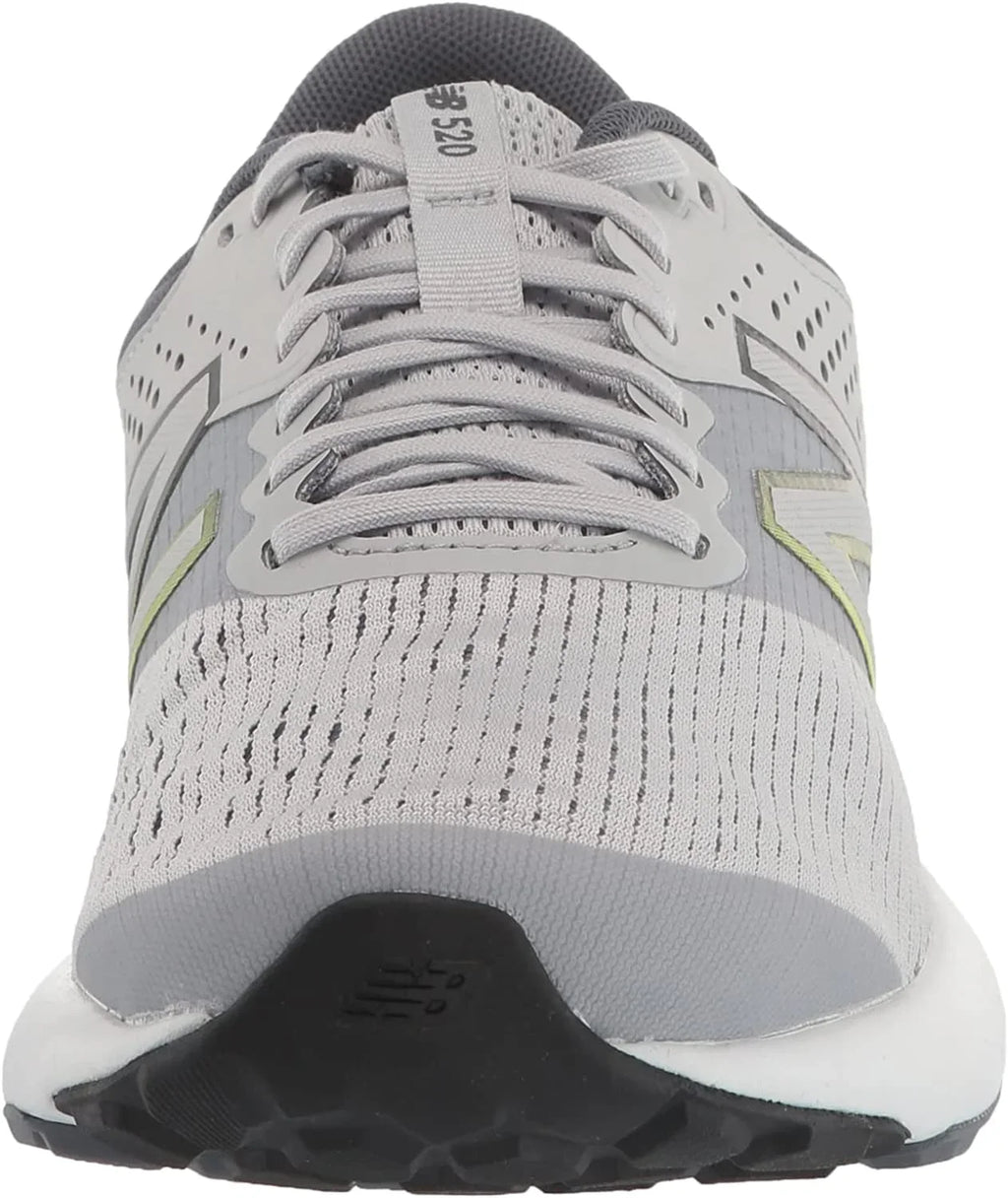 New Balance Men's 520  Running Shoe, Gray/Gray/Hilite, 12